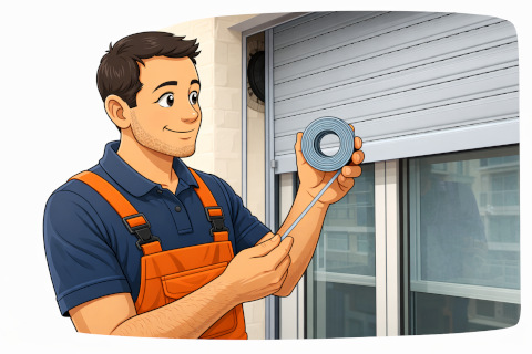 Cambiar cinta persiana en La Puebla